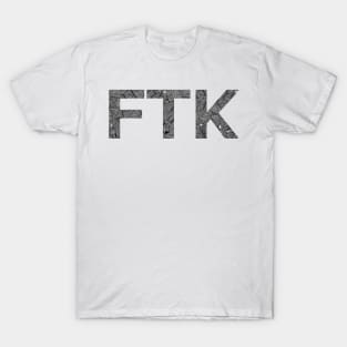 Black &amp; White Geometric FTK T-Shirt